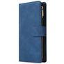 Mobigear Zipper Samsung Galaxy S10 Lite Hoesje Bookcase Portemonnee - Blauw