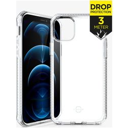 ITSKINS SpectrumClear Doorzichtig iPhone 12 Pro Hoesje Flexibel TPU Backcover Shockproof - Transparant