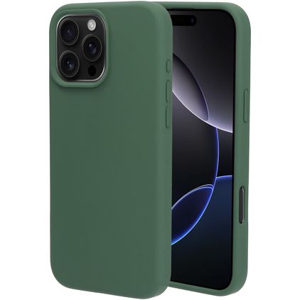 Mobiparts iPhone 16 Pro Max Siliconen Hoesje Backcover - Forest Green