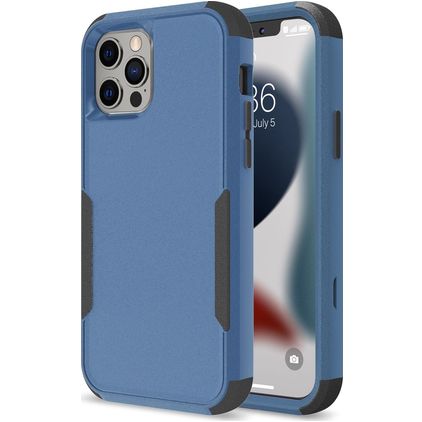 Mobigear Ultra Tough iPhone 14 Pro Hoesje Hardcase Backcover Shockproof - Blauw