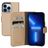 Mobiparts Saffiano Wallet iPhone 13 Pro Hoesje Bookcase Portemonnee - Copper