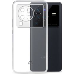Mobilize Gelly Doorzichtig Vivo X80 Pro Hoesje Flexibel TPU Backcover - Transparant