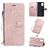 Mobigear Butterfly Samsung Galaxy A71 Hoesje Bookcase Portemonnee - Roségoud