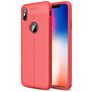 Mobigear Luxury iPhone XS Max Hoesje Flexibel TPU Backcover - Rood