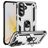 Mobigear Armor ring Samsung Galaxy A57 Hoesje Hardcase Backcover Shockproof met Ringhouder - Zilver