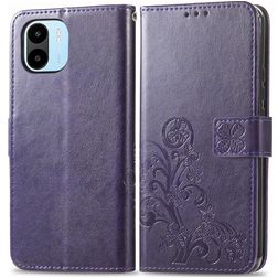 Mobigear Clover Xiaomi Redmi A1 4G Hoesje Bookcase Portemonnee - Paars