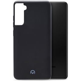 Mobilize Rubber Gelly Samsung Galaxy S21 Plus Hoesje Flexibel TPU Backcover - Matt Black