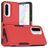 Mobigear Heavy Armor Samsung Galaxy A36 Hoesje Hardcase Backcover Shockproof - Rood