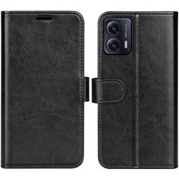Mobigear Basic Motorola Moto G53 5G Hoesje Bookcase Portemonnee - Zwart