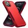 Mobigear Heavy Armor iPhone 14 Pro Max Hoesje Hardcase Backcover Shockproof - Rood