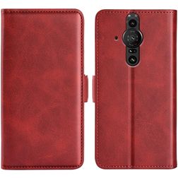 Mobigear Slim Magnet Sony Xperia Pro-I Hoesje Bookcase Portemonnee - Rood