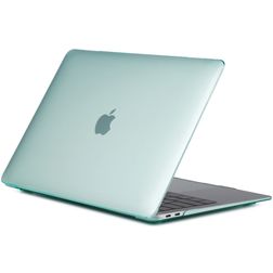 Mobigear Glossy MacBook Air 13 Inch (2018-2020) Hoes Hardshell Laptopcover MacBook Case - Groen - Model A1932 / A2179 / A2337