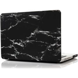 Mobigear Marble MacBook Pro 13 Inch (2008-2012) Hoes Hardshell Laptopcover MacBook Case - Zwart - Model A1278