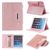 Mobigear Luxury iPad 9 (2021) Hoes Bookcase + Stylus Houder - Roze