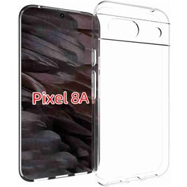 Mobigear Basics Doorzichtig Google Pixel 8a Hoesje Flexibel TPU Backcover - Transparant