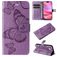 Mobigear Butterfly iPhone 16 Hoesje Bookcase Portemonnee - Paars