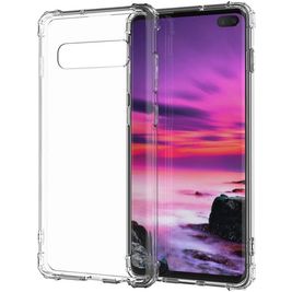 Mobigear Cushion Doorzichtig Samsung Galaxy S10 Plus Hoesje Flexibel TPU Backcover Shockproof - Transparant Mobigear Cushion Doorzichtig Samsung Galaxy S10 Plus Hoesje Flexibel TPU Backcover Shockproof - Transparant