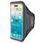 Mobiparts Comfort Fit Telefoonhouder Hardlopen iPhone 17 Pro Sport Hoesje Neopreen Sportarmband - Zwart