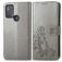Mobigear Clover Motorola Moto G50 Hoesje Bookcase Portemonnee - Grijs