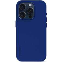 Decoded iPhone 15 Pro Max Siliconen Hoesje Backcover - Galactic Blue