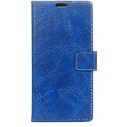 Mobigear Basic Huawei P30 Lite Hoesje Bookcase Portemonnee - Blauw