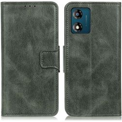 Mobigear Classy Motorola Moto E13 Hoesje Bookcase Portemonnee - Groen