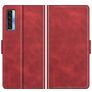 Mobigear Slim Magnet TCL 20S Hoesje Bookcase Portemonnee - Rood