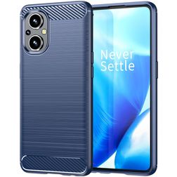 Mobigear Brushed Slim OPPO Reno 7 Lite Hoesje Flexibel TPU Backcover - Blauw