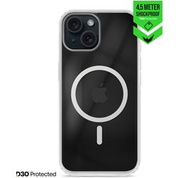 Striker X-Core Xtreme Impact Doorzichtig iPhone 15 MagSafe Hoesje Hardcase Backcover Shockproof - Transparant