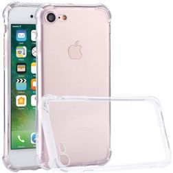 Mobigear Cushion Doorzichtig iPhone SE (2020) Hoesje Flexibel TPU Backcover Shockproof - Transparant