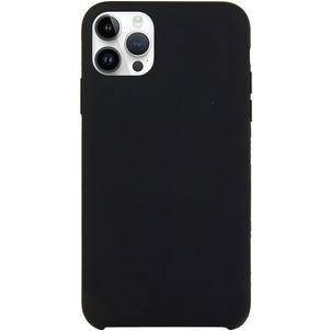 Mobigear Rubber Touch iPhone 15 Pro Max Siliconen Hoesje Backcover - Zwart