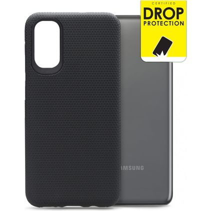 My Style Tough Samsung Galaxy A71 Hoesje Hardcase Backcover Shockproof - Zwart