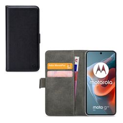 Mobilize Classic Gelly Wallet Motorola Moto G34 Hoesje Bookcase Portemonnee - Zwart