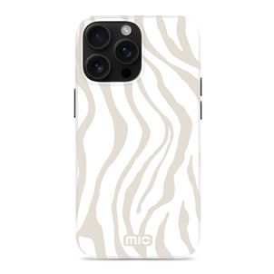MIO iPhone 16 Pro MagSafe Hoesje Hardcase Backcover - Sandy Zebra