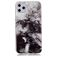 Mobigear Marble iPhone 11 Pro Hoesje Flexibel TPU Backcover - Zwart / Wit