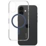 CARE by PanzerGlass Flagship iPhone 16 MagSafe Hoesje Hardcase Backcover - Transparant / Blauw