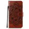 Mobigear Mandala Google Pixel 5 Hoesje Bookcase Portemonnee - Bruin
