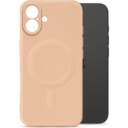 My Style Protective Flex iPhone 16 Plus MagSafe Hoesje Flexibel TPU Backcover - Soft Pink
