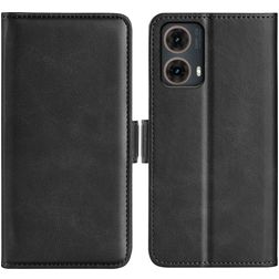 Mobigear Slim Magnet Motorola Moto G85 Hoesje Bookcase Portemonnee - Zwart