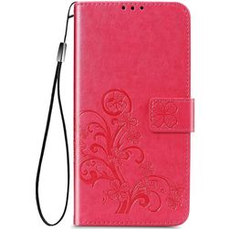 Mobigear Clover Samsung Galaxy S20 FE Hoesje Bookcase Portemonnee - Magenta