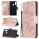 Mobigear Butterfly Samsung Galaxy A20s Hoesje Bookcase Portemonnee - Roségoud