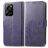 Mobigear Clover POCO X5 Pro Hoesje Bookcase Portemonnee - Paars