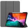 Mobigear Tri-Fold Gel iPad Pro 12.9 Inch (2022) Hoes TPU,Kunstleer Bookcase + Stylus Houder - Grijs