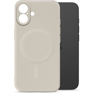 My Style Protective Flex iPhone 16 Plus MagSafe Hoesje Flexibel TPU Backcover - Antique White