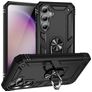 Mobigear Armor Ring Samsung Galaxy S23 FE Hoesje Hardcase Backcover Shockproof met Ringhouder - Zwart