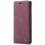 Caseme 013 POCO F2 Pro Hoesje Bookcase Portemonnee - Rood