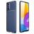 Mobigear Racing Samsung Galaxy M52 Hoesje Flexibel TPU Backcover - Blauw