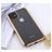 Mobigear Royal iPhone 11 Hoesje Flexibel TPU Backcover - Transparant / Goud