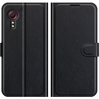 Mobigear Classic Samsung Galaxy Xcover 5 Hoesje Bookcase Portemonnee - Zwart