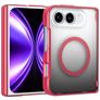 Mobigear Crystal iPhone Duo MagSafe Hoesje Hardcase Backcover - Cherry Red